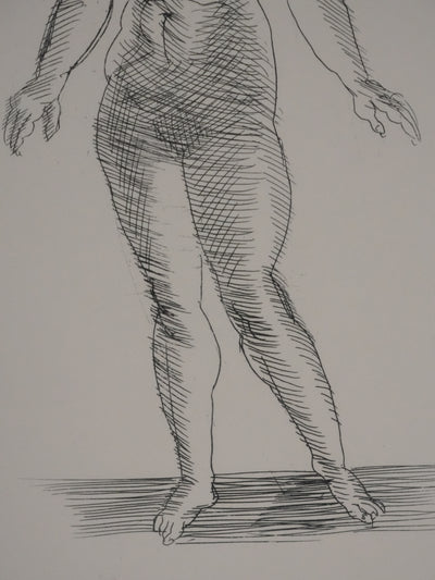 Raoul DUFY : Nu féminin, Allégorie de la vérité, Gravure original