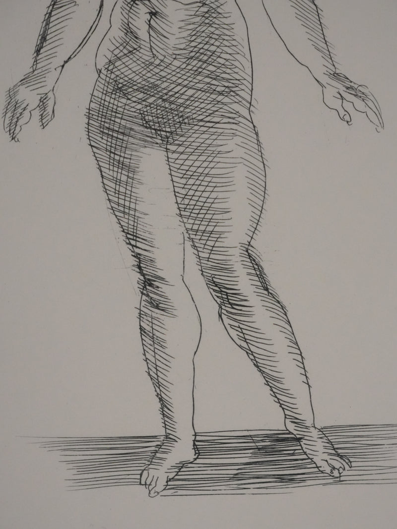 Raoul DUFY : Nu féminin, Allégorie de la vérité, Gravure original