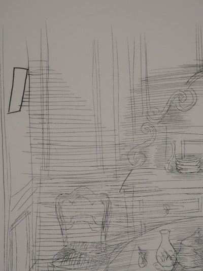 Raoul DUFY : Le repas est servi, Gravure original
