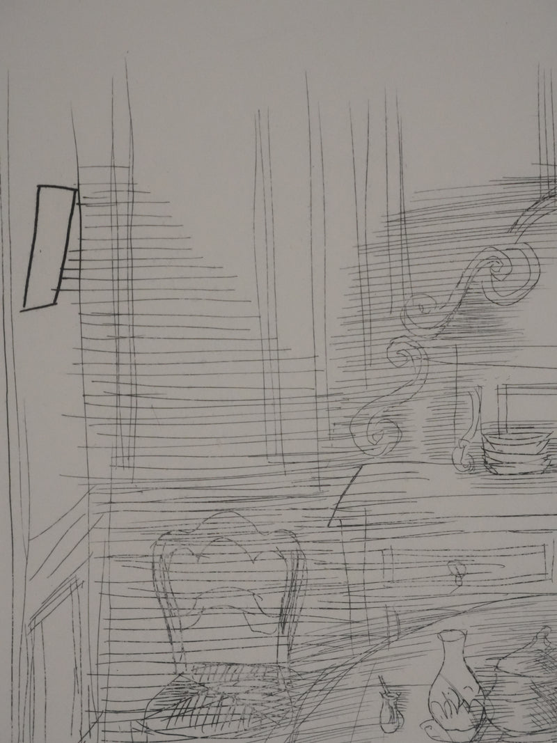 Raoul DUFY : Le repas est servi, Gravure original