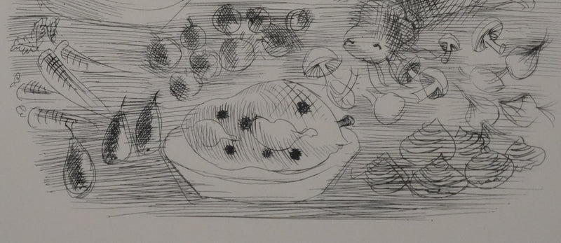 Raoul DUFY : Le banquet, Gravure original