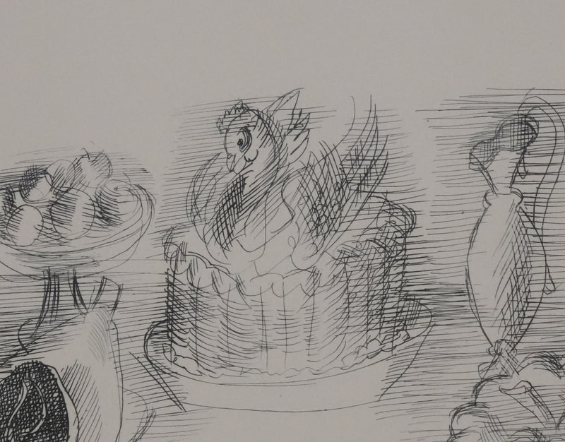 Raoul DUFY : Le banquet, Gravure original
