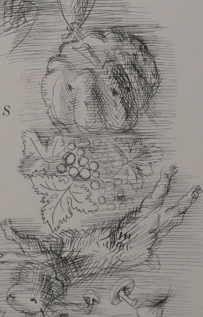 Raoul DUFY : Le banquet, Gravure original