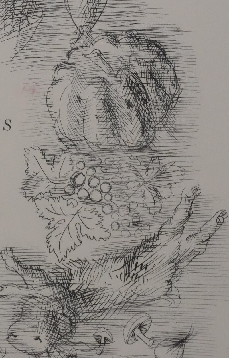 Raoul DUFY : Le banquet, Gravure original