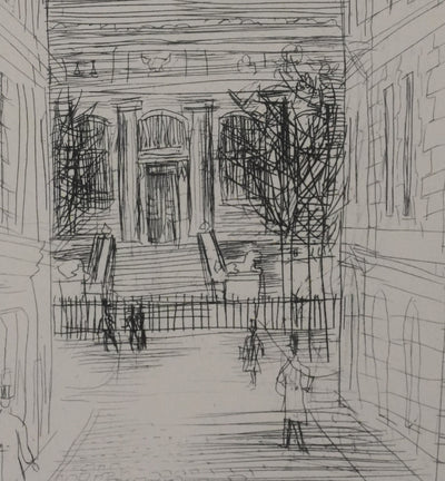 Raoul DUFY : Paris, La cours de Cassation, Gravure original