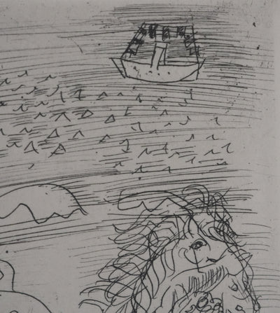 Raoul DUFY : L'après-midi à la plage, Gravure original