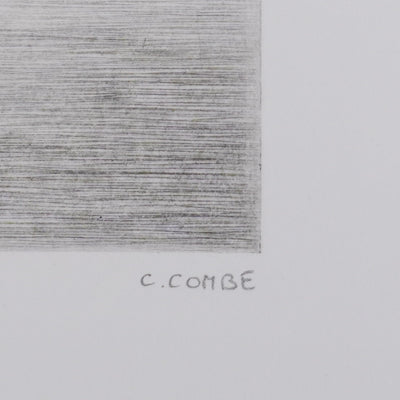Camille COMBE : La fête de la lumière, Gravure originale signée