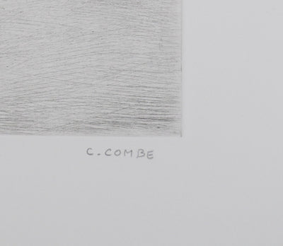 Camille COMBE : Les chênes de Servanes, Gravure originale (photo de détail 2) - Crédit photo : Galerie Art.Paris