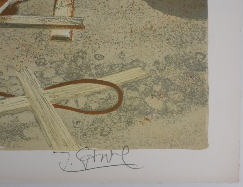 Yves GANNE : Les bateaux, Lithographie originale signée