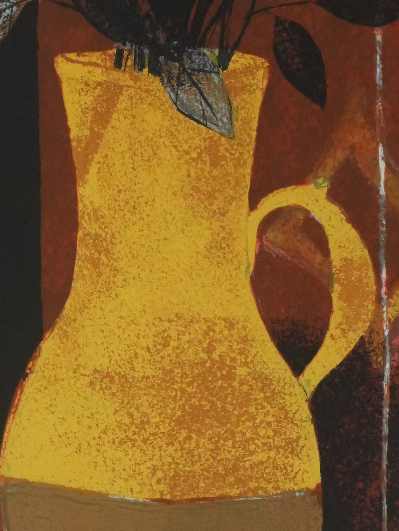 Yves GANNE : La tranche de melon, Lithographie originale signée