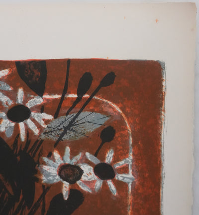 Yves GANNE : La tranche de melon, Lithographie originale signée