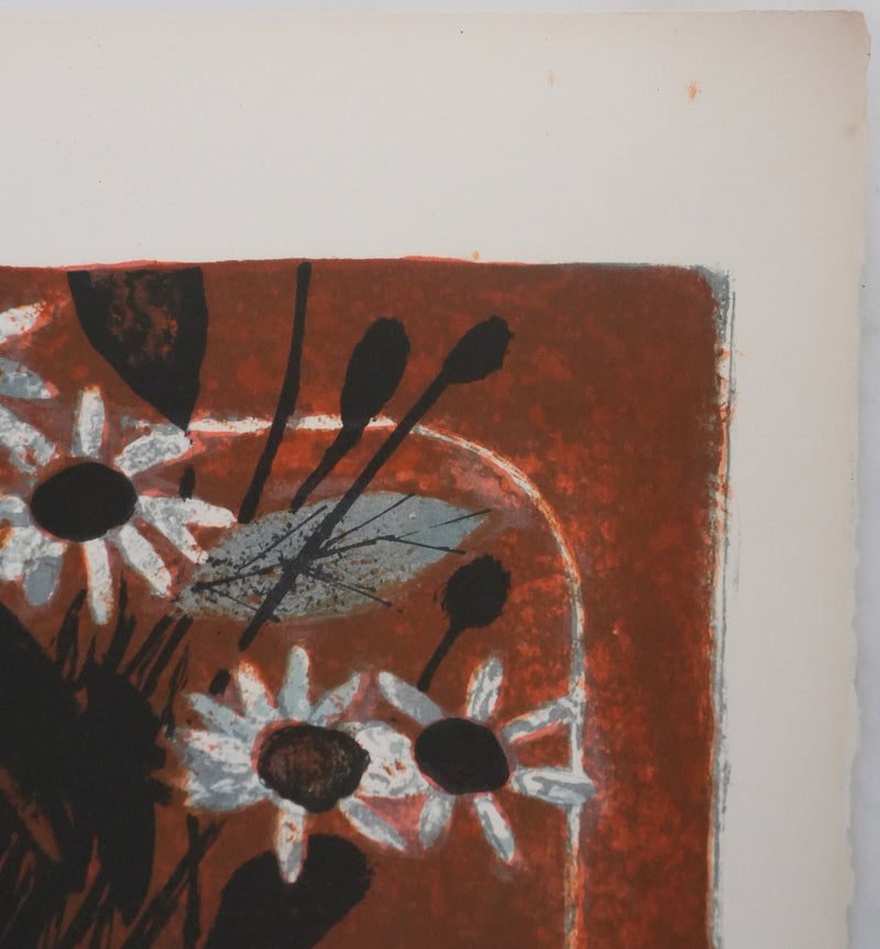 Yves GANNE : La tranche de melon, Lithographie originale signée