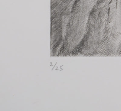 Camille COMBE : Le Puy, Gravure originale signée