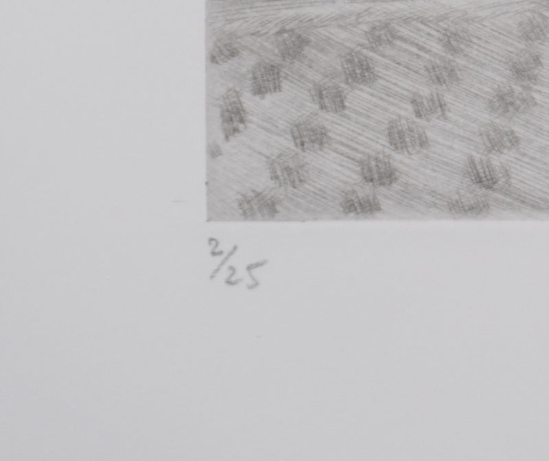 Camille COMBE : Haute Provence, Gravure originale signée