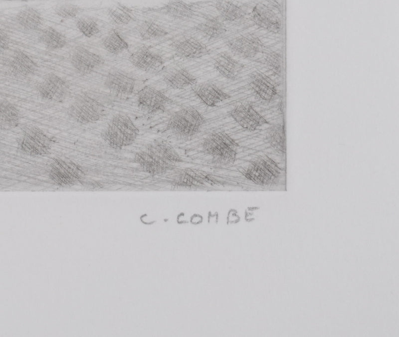 Camille COMBE : Haute Provence, Gravure originale signée
