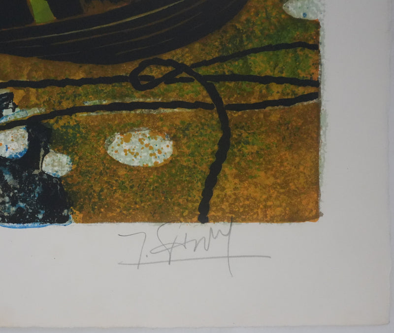 AP33 Ramon DILLEY: the roaring twenties in Deauville, Original lithograph signed and numbered