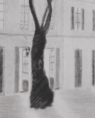 Camille COMBE : Nuit provençale, Gravure originale signée