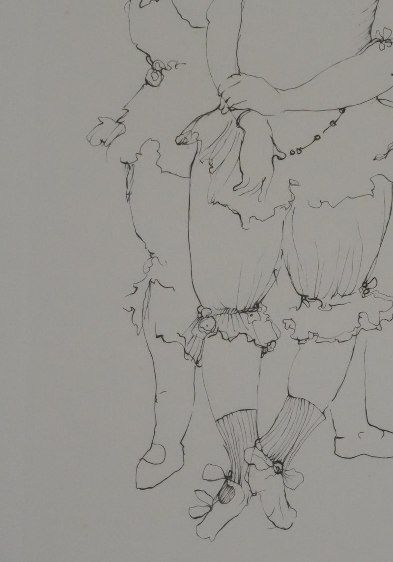 Léonor FINI : Conversations secrètes (Noir), Gravure originale signée