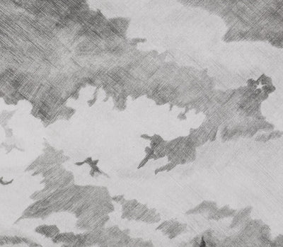 Camille COMBE : Le monde de la nuit, Gravure originale signée