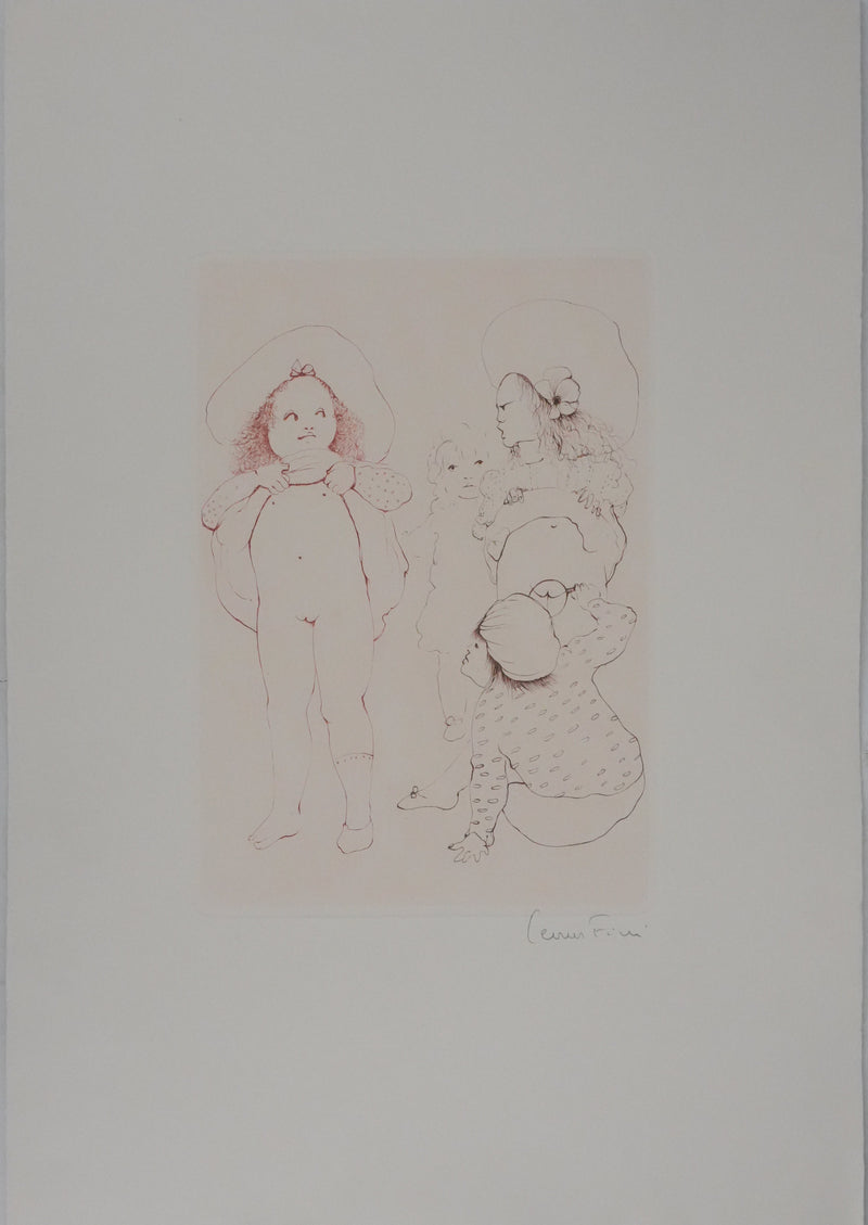 Léonor FINI : Sous la robe, Gravure originale signée