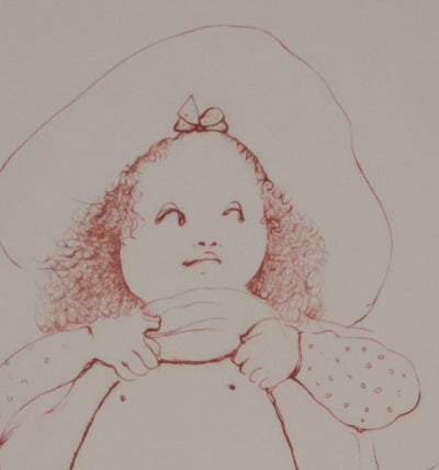 Léonor FINI : Sous la robe, Gravure originale signée