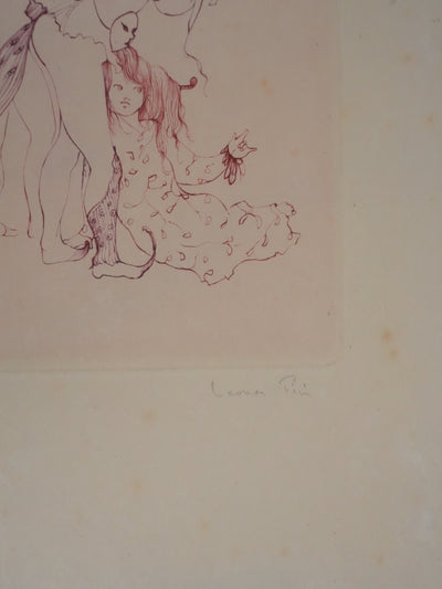 Léonor FINI : Notre petit chat (japon), Gravure originale signée