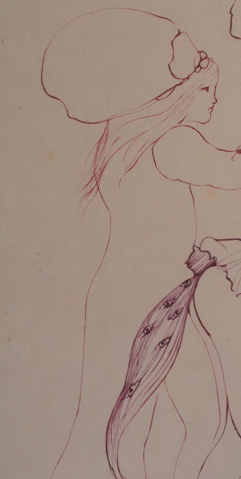 Léonor FINI : Notre petit chat (japon), Gravure originale signée