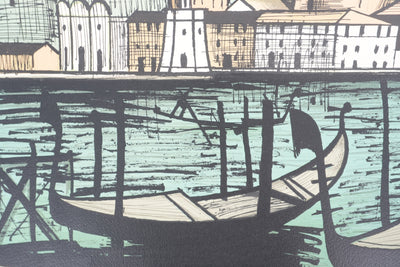 Bernard BUFFET : Venise, Isola San Giorgio, Lithographie originale signée