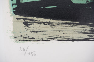 Bernard BUFFET : Venise, Isola San Giorgio, Lithographie originale signée