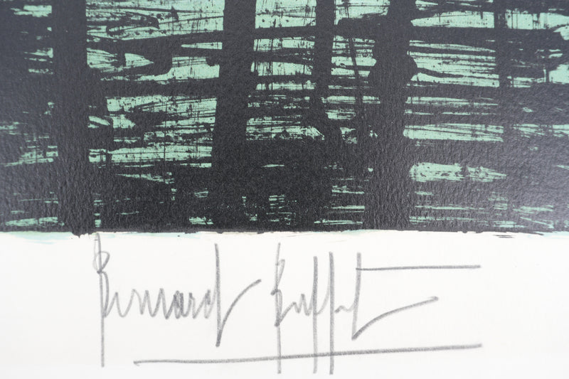 Bernard BUFFET : Venise, Isola San Giorgio, Lithographie originale signée