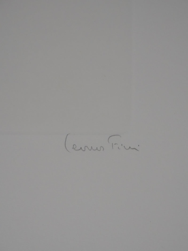 Léonor FINI : La jeune fille en danseuse, Gravure originale signée