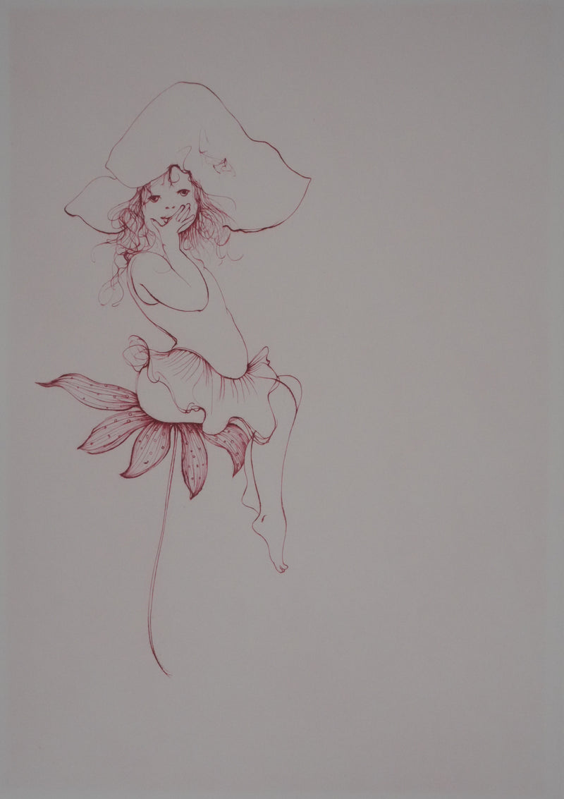 Léonor FINI : La bêtise, Gravure originale signée