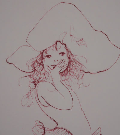 Léonor FINI : La bêtise, Gravure originale signée