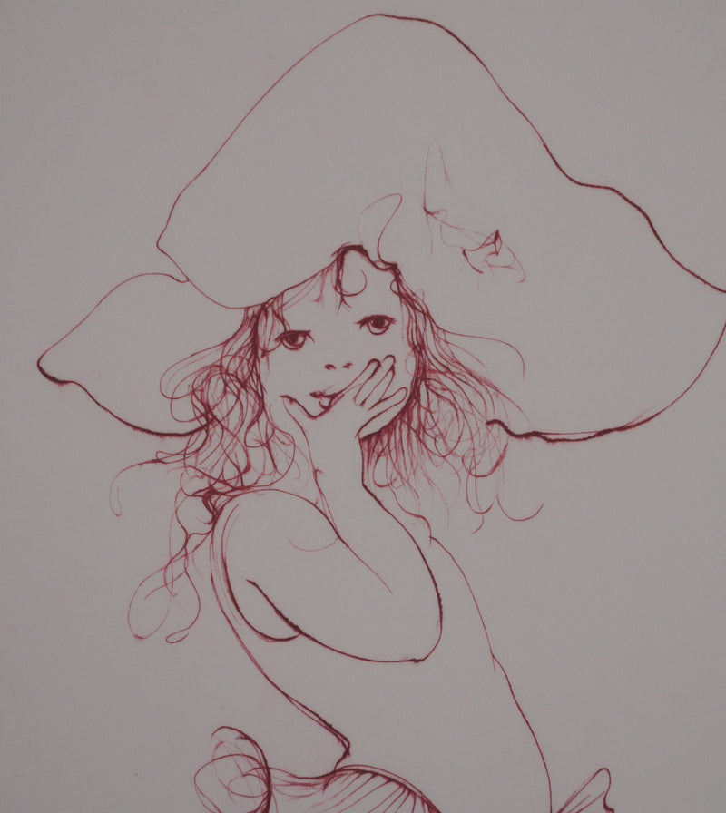 Léonor FINI : La bêtise, Gravure originale signée