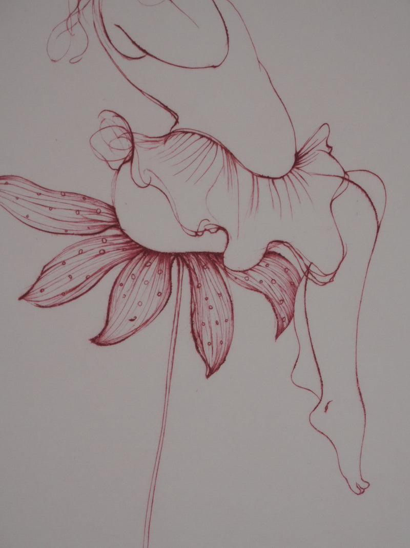 Léonor FINI : La bêtise, Gravure originale signée