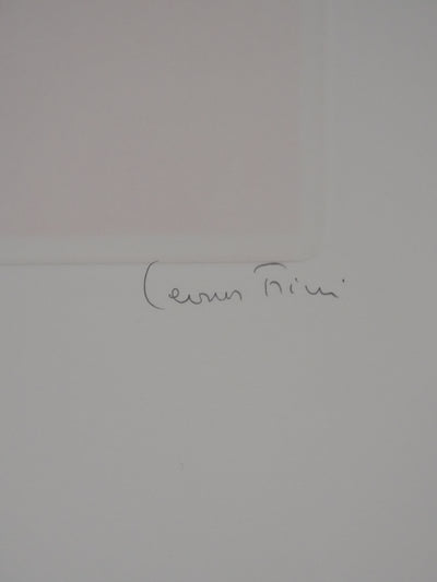 Léonor FINI : La bêtise, Gravure originale signée