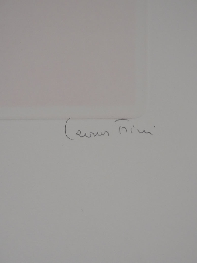 Léonor FINI : La bêtise, Gravure originale signée