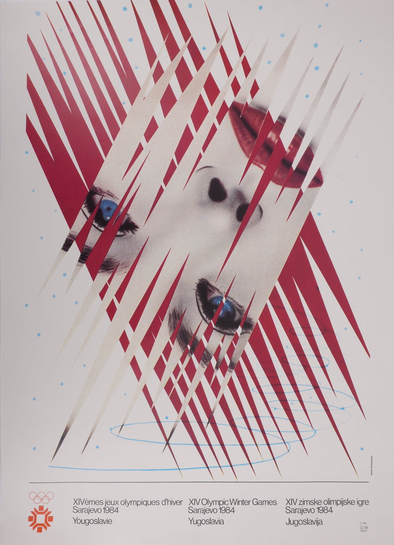 James ROSENQUIST : Ice Point, Affiche originale d&