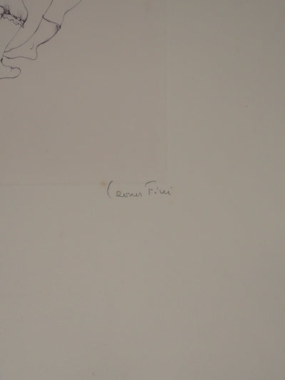 Léonor FINI : Chamaillerie entre sœurs, Gravure originale signée