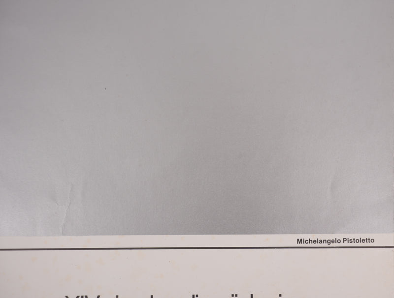 Michelangelo PISTOLETTO : Envol olympique, Affiche originale d&