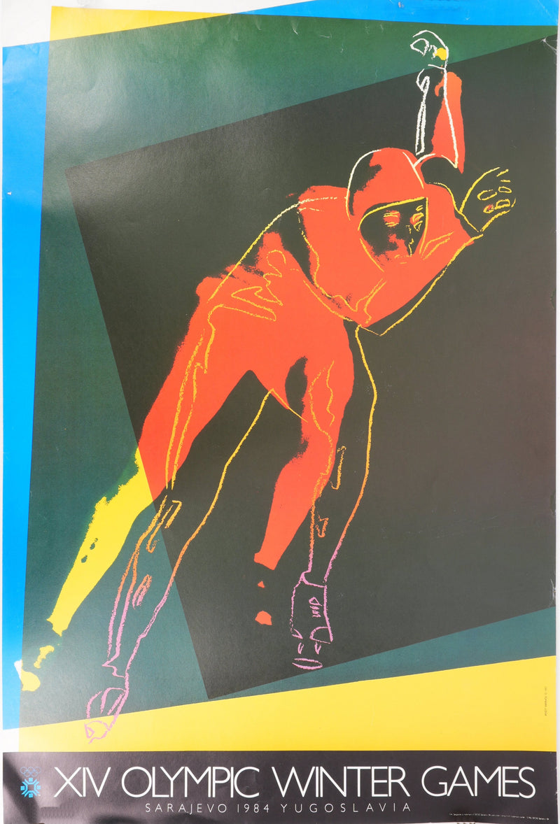 Andy WARHOL : Speed Skater, Affiche originale d&