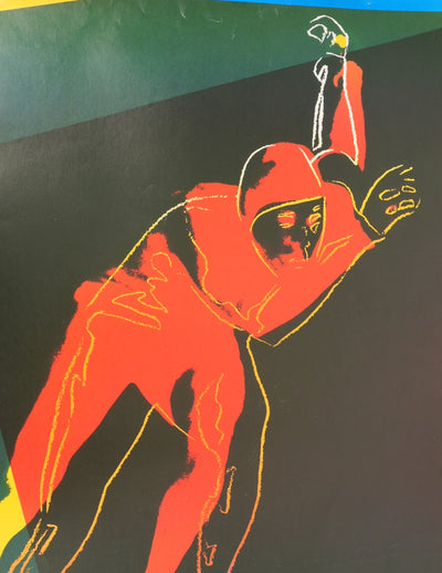 Andy WARHOL : Speed Skater, Affiche originale d'époque