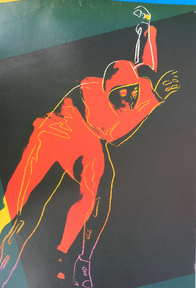 Andy WARHOL : Speed Skater, Affiche originale d'époque
