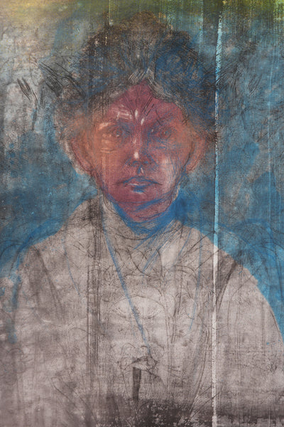 Jim DINE : Nancy Outside in July XIII, Gravure originale signée