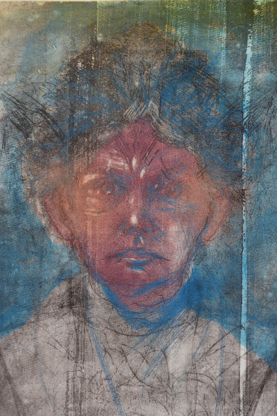 Jim DINE : Nancy Outside in July XIII, Gravure originale signée