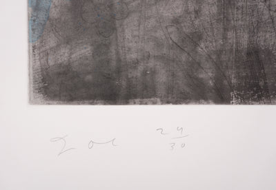 Jim DINE : Nancy Outside in July XIII, Gravure originale signée