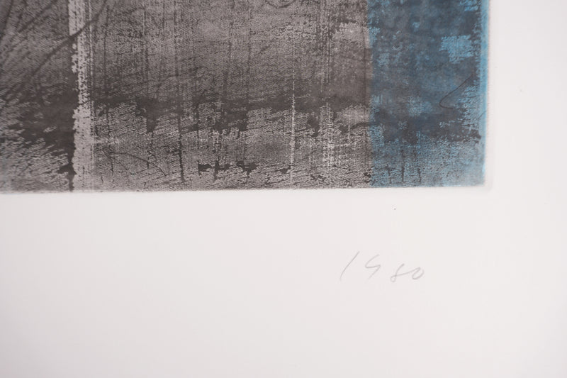 Jim DINE : Nancy Outside in July XIII, Gravure originale signée