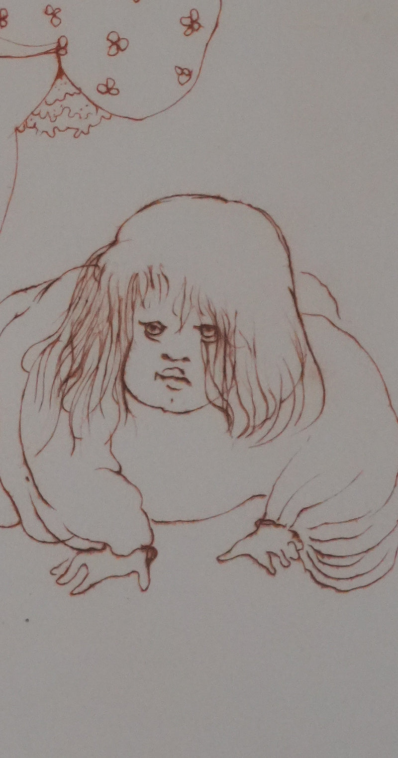 Léonor FINI : Les trois sœurs, Gravure originale signée