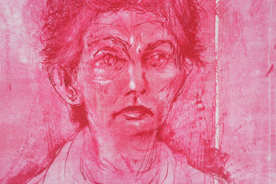 Jim DINE : Nancy Outside in July XVII, Gravure originale signée