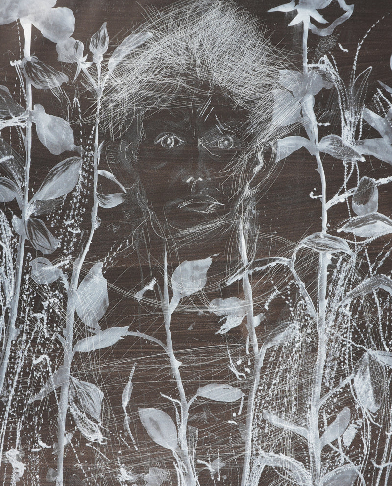 Jim DINE : Nancy Outside in July XIX, Gravure originale signée